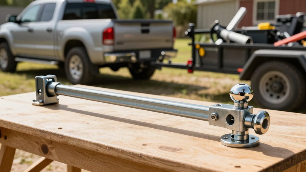 adjustable hitch ball mount