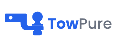 TowPure logo — trailer hitch icon with the TowPure wordmark